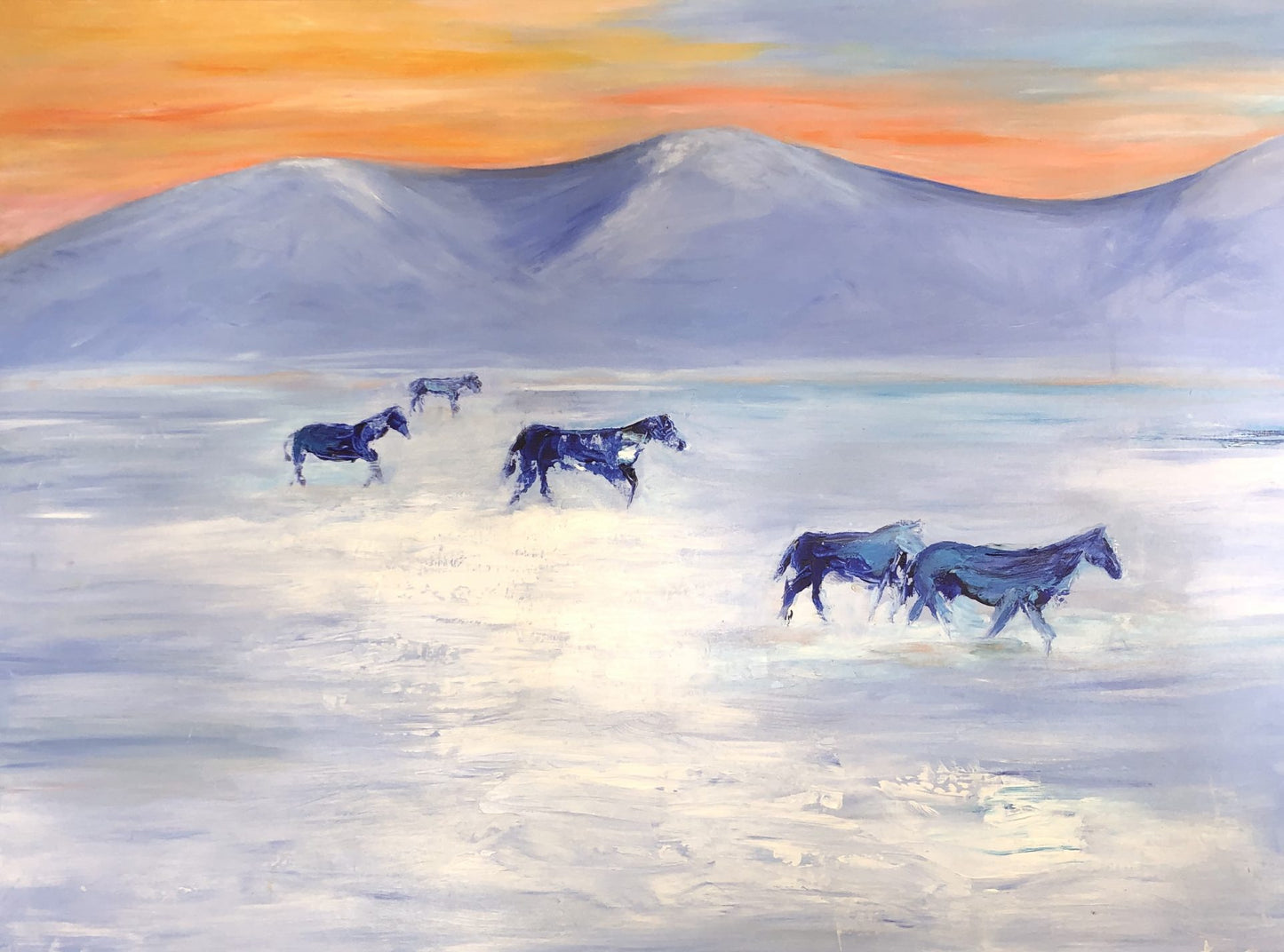Winter Horses